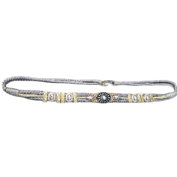 Vintage Belt made from comfortable braided rope with a boho vibe - Picture 7 of 7